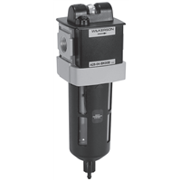 Wilkerson A28 Series Modular Afterfilter, Port Sizes 3/8, 1/2, 3/4; Flows to 98 SCFM