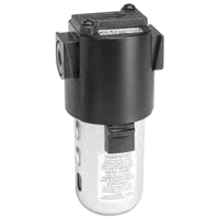 Wilkerson AF1 Series Modular Afterfilter, Port Sizes 1/4, 3/8, 1/2; Flows to 45 SCFM