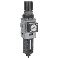 Wilkerson B08 Series Modular Filter/Regulator, Port Sizes 1/4; Flows to 73 SCFM