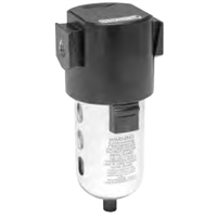 Wilkerson F16 Series Modular Particulate Filter, Port Sizes 1/4, 3/8 1/2; Flows to 80.4 SCFM