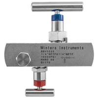 Winters Instruments Block and Bleed Valve Two Handle, BBV
