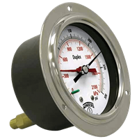 Winters Instruments Duplex Pressure Gauge, PDX