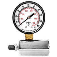 Winters Instruments Economy Test Gauge, PET/PET-LF