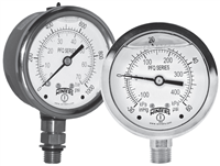 Winters Instruments Stainless Steel Liquid Filled Gauge, PFQ/PFQ-LF