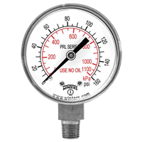 Winters Instruments Regulator Gauge, PRL