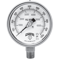 Winters Instruments Safety Case Pressure Gauge, PSC