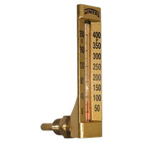 Winters Instruments HVac Gold Case Thermometer, TAG
