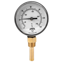 Winters Instruments HVac Bi-Metal Thermometer, TBT