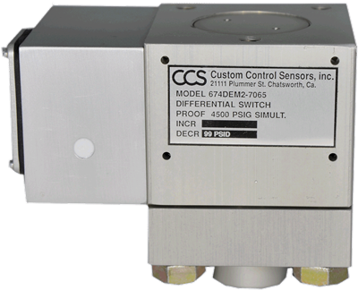 674D Series Pressure Switch