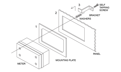 PDA6624 Panel Mounting Kit for PD662