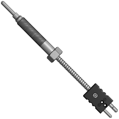 Fiberglass Melt-Bolt Thermocouple