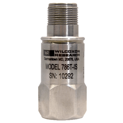 Model 786T-IS Intrinsically Safe Certified Accelerometer